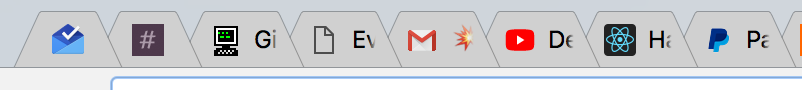 A lot of open tabs